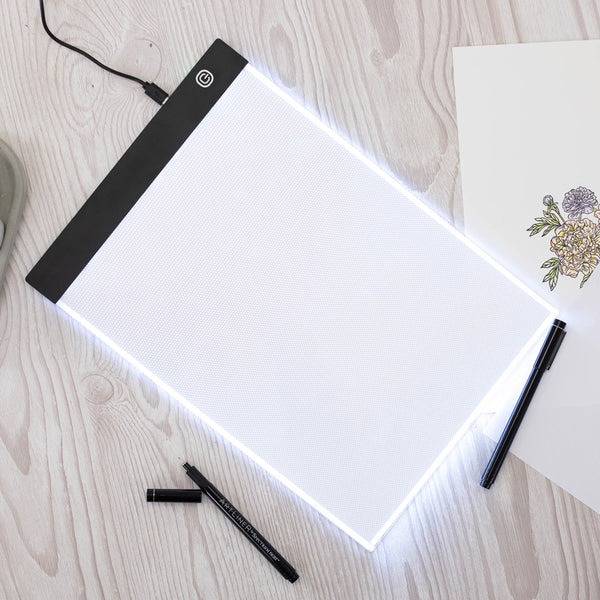 Cheap Adjustable Dimmable Cross Stitch USB x Drawing A4 Light Tablet